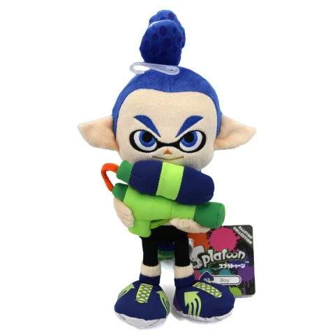 Splatoon Blue Inkling Boy 9 Plush